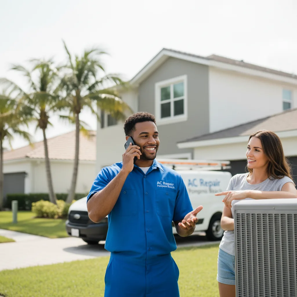 AC Repair Pompano Beach customer support in Canadian